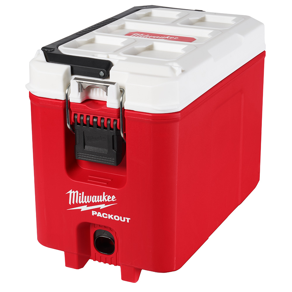 Milwaukee PACKOUT 10 in. Red 16 qt. Compact Cooler 48-22-8460