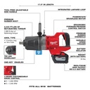 LLAVE DE IMPACTO 1&quot; ONE-KEY M18 FUEL SIN CARBONES INALÁMBRICA 18V CON BATERÍA DE 12 AMP (2868-22HD)