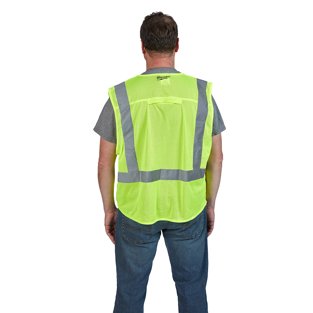 CHALECO DE SEGURIDAD DE ALTA VISIBILIDAD CLASE 2 TALLA &quot;S/M&quot; (48-73-5021) MILWAUKEE