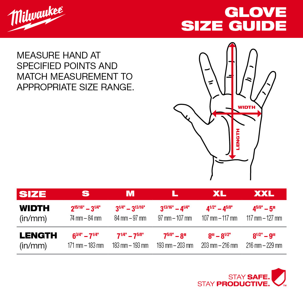 GUANTES DE NITRILO NIVEL 3 TALLA &quot;M&quot; (48-22-8931) MILWAUKEE