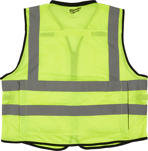 CHALECO DE SEGURIDAD  ALTA VISIBILIDAD Y RENDIMIENTO CLASE 2 AMARILLO TALLA L/XL (48-73-5042) MILWAUKEE