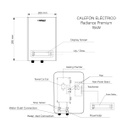 CALEFÓN ELÉCTRICO RADIANCE PREMIUM 15kW TRIFÁSICO / 220V