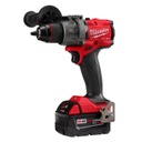 TALADRO INALÁMBRICO PERCUTOR 1/2&quot; M18 SIN CARBONES FUEL  18V CON BATERÍA 5 AMP (2904-22) MILWAUKEE