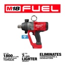 LLAVE DE IMPACTO DE ALTO TORQUE M18 FUEL™ DE 1&quot; CON ONE-KEY™ (2867-20) MILWAUKEE