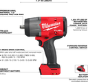 LLAVE DE IMPACTO DE TORQUE ALTO M18 FUEL™ DE 1/2&quot; CON ANILLO DE FRICCIÓN (2967-20) MILWAUKEE