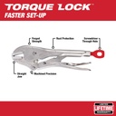 ALICATE DE PRESION TORQUE LOCK 10&quot; 48-22-3510