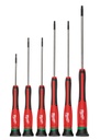 JUEGO DE DESTORNILLADORES DE PRECISION TORX 6 PZS 48-22-2610 MILWAUKEE