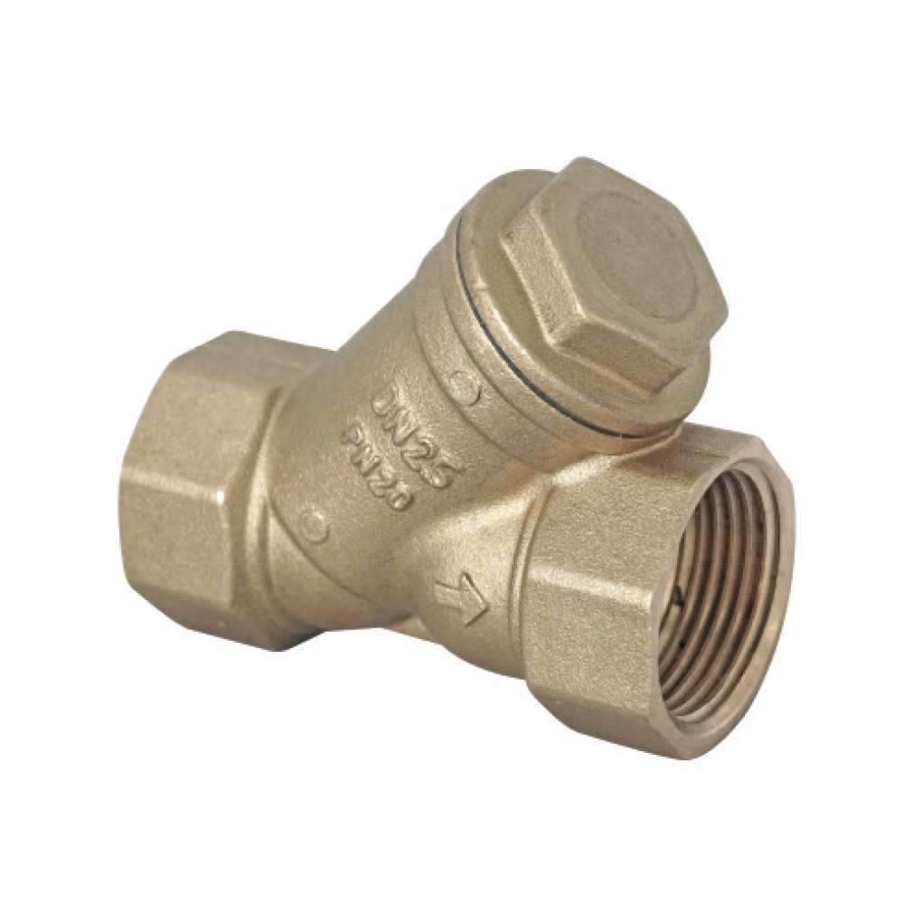 FILTRO EN Y BRONCE 1.1/4&quot;NPT MALLA INOX BUGATTI