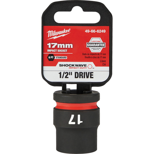 COPA CORTA DE IMPACTO MANDO 1/2&quot; DE 17 MM (49-66-6249) MILWAUKEE