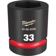 COPA CORTA DE IMPACTO MANDO 1&quot; DE 33 MM (49-66-6598) MILWAUKEE