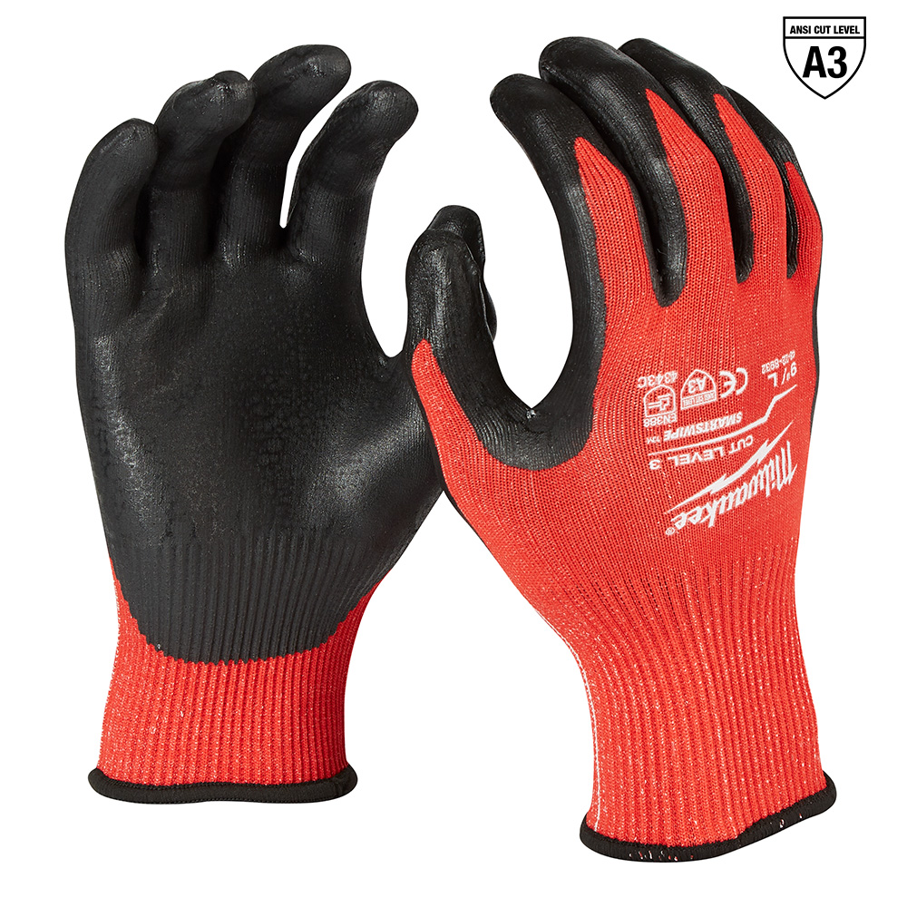 GUANTES DE NITRILO NIVEL 3 TALLA &quot;M&quot; (48-22-8931) MILWAUKEE