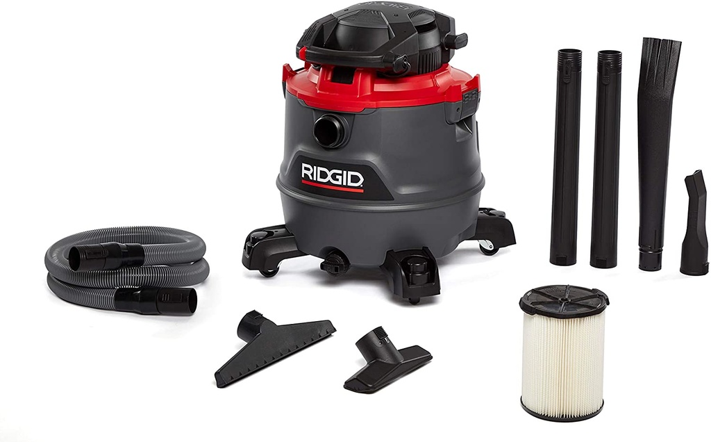 ASPIRADORA RT1600 ROJA DE 16 GALONES  (62723) RIDGID