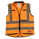 CHALECO DE SEGURIDAD  ALTA VISIBILIDAD Y RENDIMIENTO CLASE 2 NARANJA TALLA S/M  (48-73-5051) MILWAUKEE