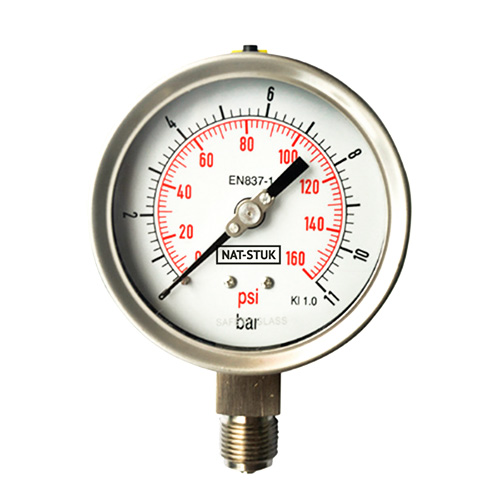 MANÓMETRO DE ACERO INOXIDABLE NAT-STUK (copia)