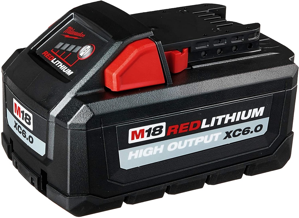 BATERÍA REDLITHIUM M18 XC 6.0 AMPERIOS CARGA EXTENDIDA - 18V (48-11-1865) MILWAUKEE