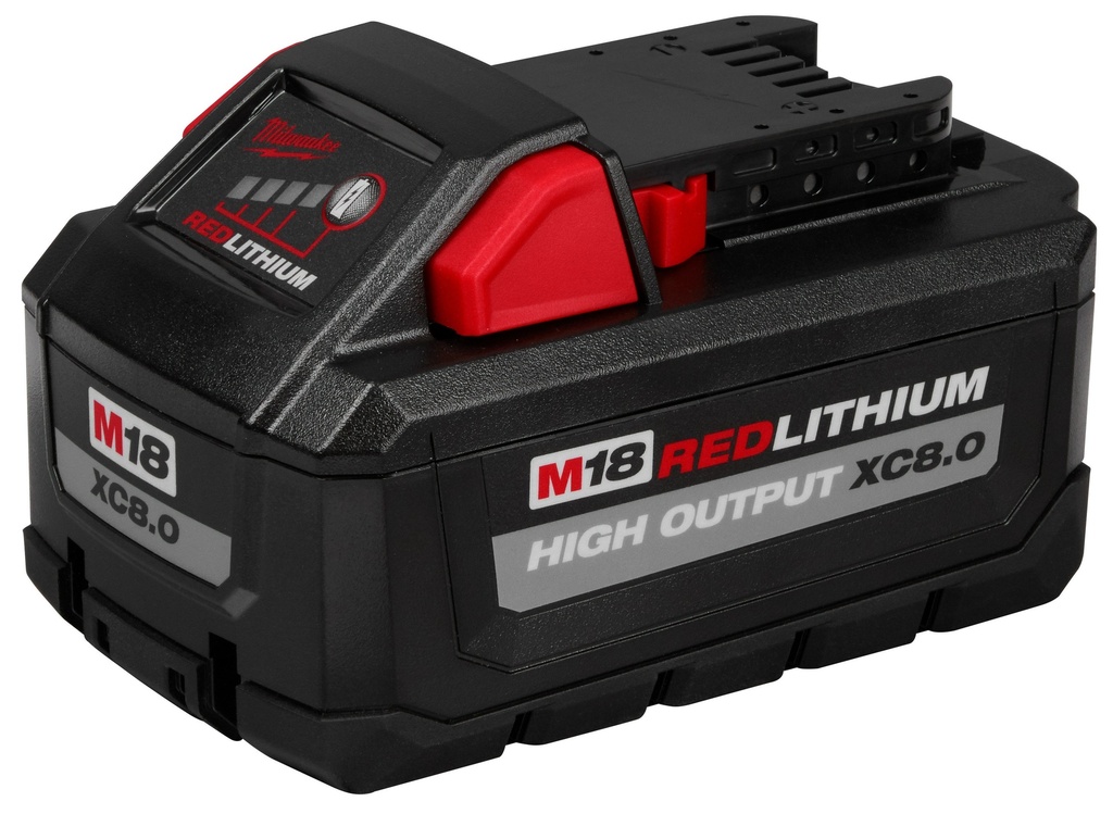 BATERÍA REDLITHIUM M18 XC 8.0 AMPERIOS CARGA EXTENDIDA - 18V (48-11-1880) MILWAUKEE