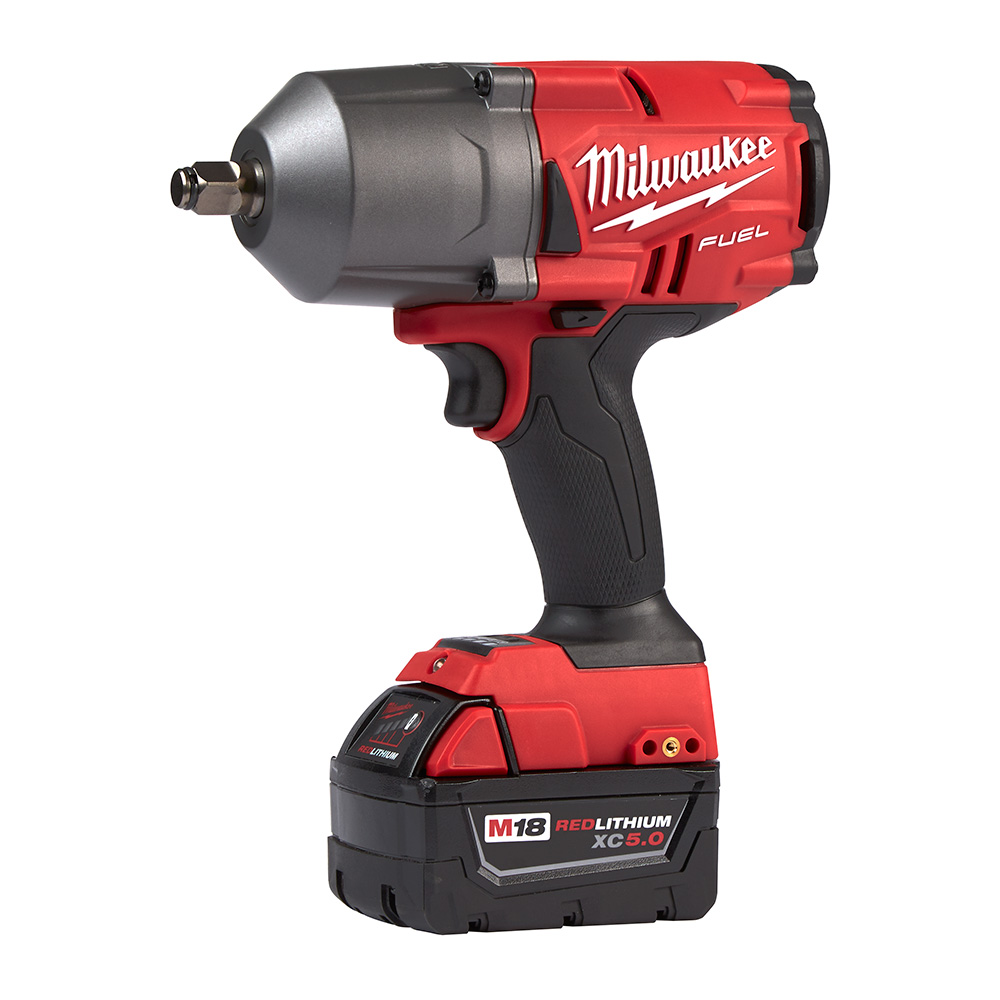 LLAVE DE IMPACTO 1/2&quot; M18 FUEL SIN CARBONES INALÁMBRICA 18V CON BATERÍA DE 5 AMP (2767-22) MILWAUKEE