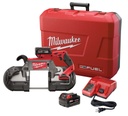 SIERRA DE BANDA CORTE PROFUNDO M18 SIN CARBONES FUEL INALÁMBRICA 18V CON BATERÍA 5 AMP (2729-22) MILWAUKEE