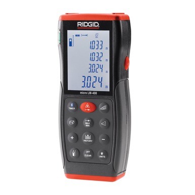 MEDIDOR DE DISTANCIA LÁSER LM-400 DE 70 MTS (36813) RIDGID