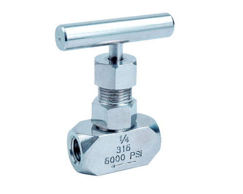 VALVULA AGUJA DE 1/4&quot; 6000 PSI EN ACERO INOX. SS.316 IT-409