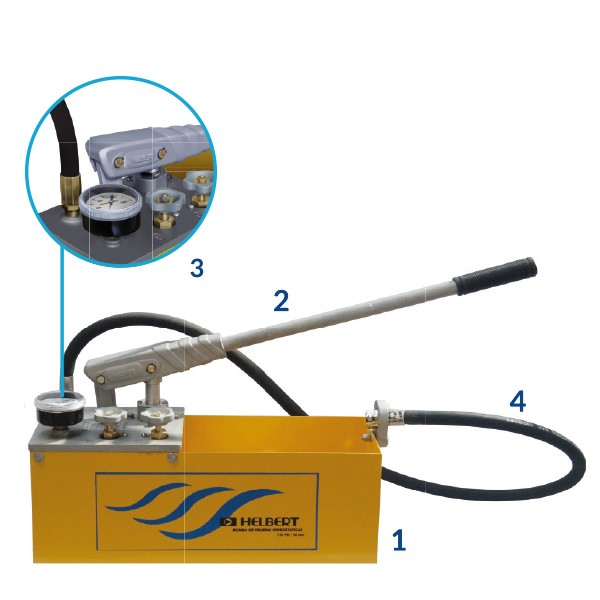 BOMBA PRUEBAS X 750 PORTATIL HRAL103 HELBERT