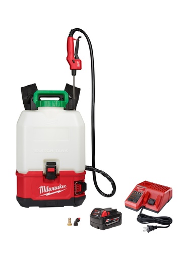 [2820-21PS] FUMIGADORA DE MOCHILA DE 4 GAL. M18 CON CARBONES INALÁMBRICA 18V CON BATERÍA DE 3 AMP (2820-21PS) MILWAUKEE