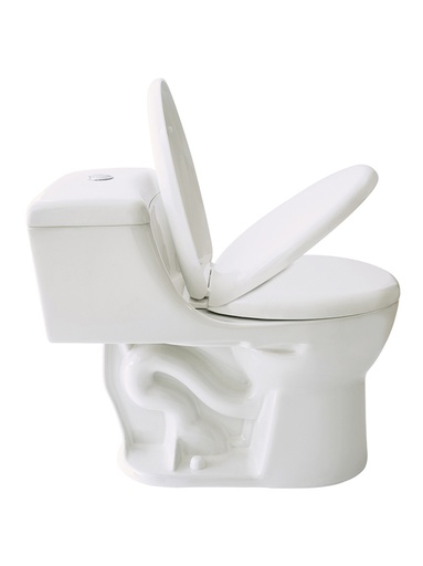 [JSSI61147331CB] JSSI61147331CB INODORO EGO PURE REDONDO BLANCO  ONE PIECE CON ASIENTO SLOW DOWN,  SELLO DE CERA, SET DE ANCLAJE TAZA PISO, TAPAS ANCLAJE Y MANGUERA DE ABASTO CON LLAVE ANGULAR