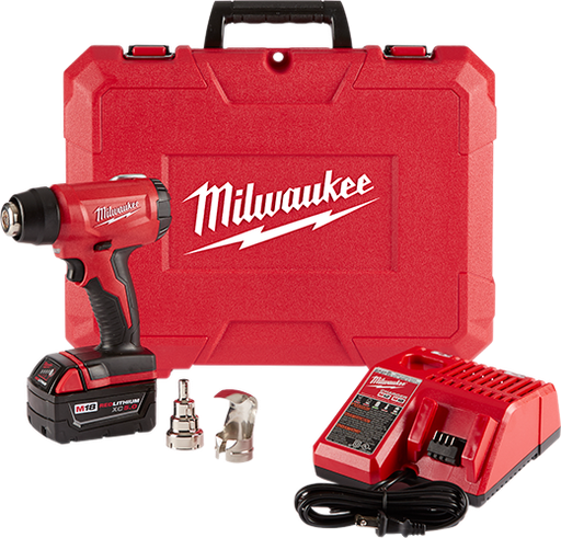 [2688-21] PISTOLA DE CALOR M18 CON CARBONES INALÁMBRICA 18V CON BATERÍA 5 AMP (2688-21) MILWAUKEE