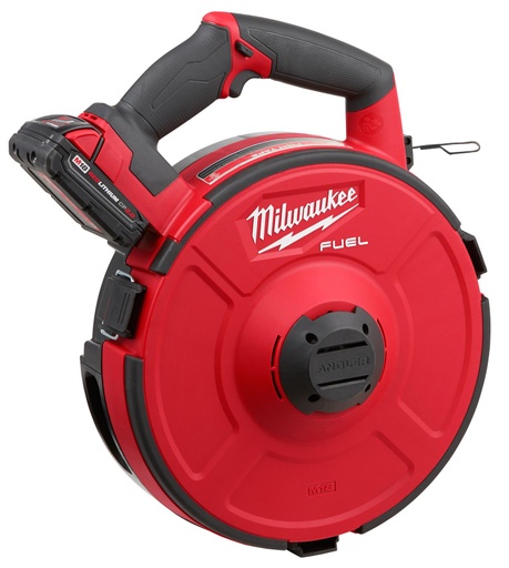 [2873A-22] JALACABLES ACERADO AUTOMÁTICO DE 36 METROS DE LONGITUD M18 FUEL SIN CARBONES INALÁMBRICO 18V CON BATERÍA DE 2 AMP (2873A-22) MILWAUKEE