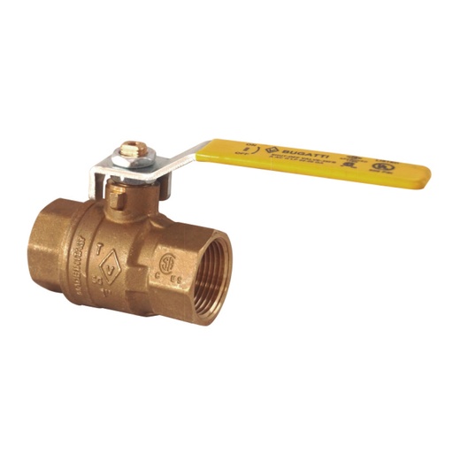 VÁLVULA BOLA BUGATTI UL/FM BRONCE NPT 1/2&quot; 600 AGUA 400PSI GAS TCBU012 BUGATTI (copia)