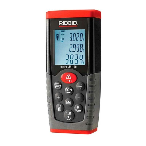 [36158] MEDIDOR DE DISTANCIA LÁSER LM-100 DE 50 MTS  (36158) RIDGID