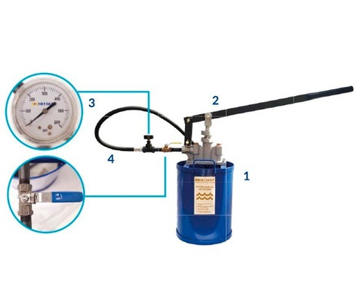 [(HRHG102)] BOMBA MANUAL P-PRUEBAS 1500 PSI COMPLETA (HRHG102)